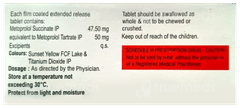 Meto Er 50 Mg Tablet 10