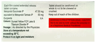 Meto Er 50 Mg Tablet 10