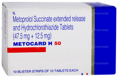 Metocard H 50 Tablet 10 Metocard H 50 Tablet 10
