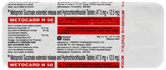 Metocard H 50 Tablet 10 Metocard H 50 Tablet 10