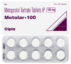 Metolar 100 Tablet 10 Metolar 100 Tablet 10