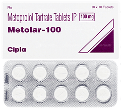 Metolar 100 Tablet 10