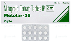 Metolar 25 Tablet 15