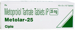 Metolar 25 Tablet 15