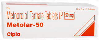 Metolar 50 Tablet 15