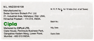 Metolar Am 25 Tablet 10