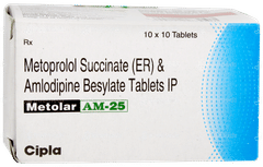 Metolar Am 25 Tablet 10 Metolar Am 25 Tablet 10