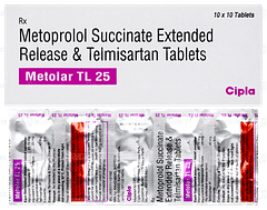Metolar Tl 25 Tablet 10