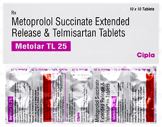 Metolar Tl 25 Tablet 10