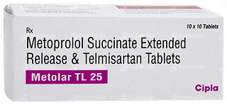 Metolar Tl 25 Tablet 10