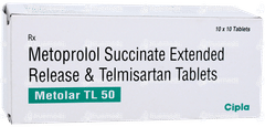 Metolar Tl 50 Tablet 10 Metolar Tl 50 Tablet 10