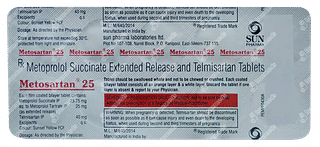 Metosartan 40/25 MG Tablet Er 10