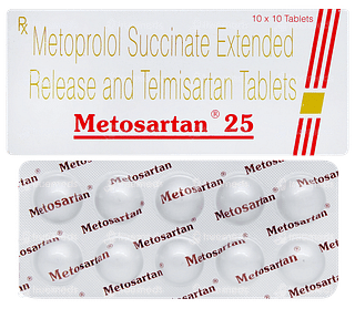 Metosartan 25 Tablet 10