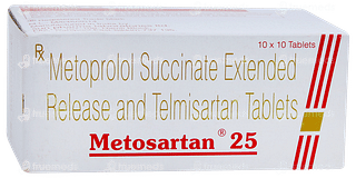 Metosartan 25 Tablet 10