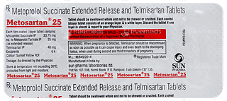 Metosartan 25 Tablet 10