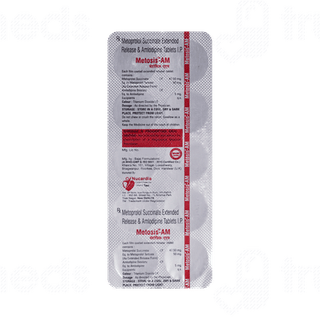 Metosis Am 50/5 MG Tablet 10