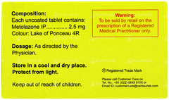 Metoz 2.5 Tablet 10 Metoz 2.5 Tablet 10