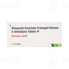 Metozaar A 25 Tablet 10 Metozaar A 25 Tablet 10