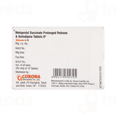 Metozaar A 25 Tablet 10 Metozaar A 25 Tablet 10