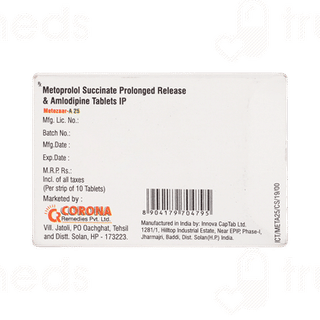 Metozaar A 25 Tablet 10