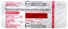 Metozaar A 50 Tablet 10 Metozaar A 50 Tablet 10