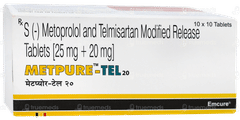 Metpure Tel 20 Tablet 10 Metpure Tel 20 Tablet 10