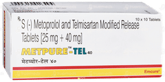 Metpure Tel 40 Tablet 10
