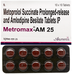 Metromax Am 25 Tablet 10