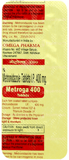 Metroga 400 Tablet 10 Metroga 400 Tablet 10