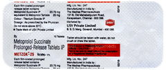Metzok 25 Tablet 10 Metzok 25 Tablet 10