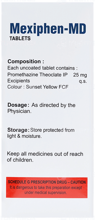 Mexiphen Md 25 Mg Tablet 10