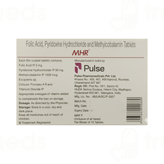 Mhr 0.75mg Tablet 15