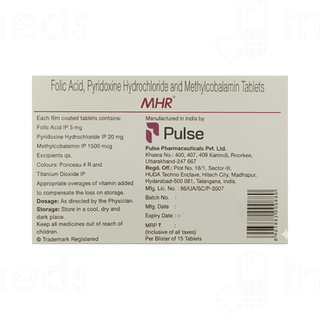 Mhr 0.75mg Tablet 15