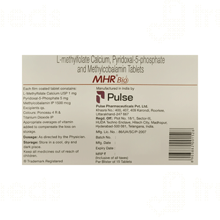 Mhr Bio Tablet 15