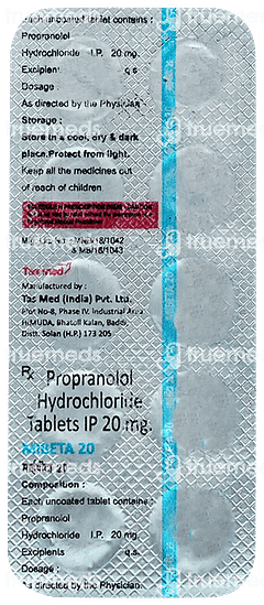 Mibeta 20 Tablet 10
