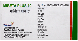 Mibeta Plus 10 Tablet 10