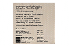 Micro D3 Chewable Tablet 4 Micro D3 Chewable Tablet 4