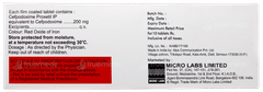 Micropod 200 Tablet 10