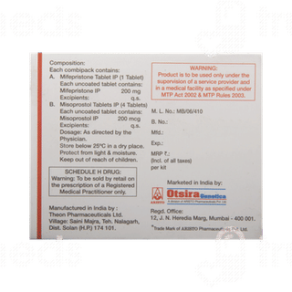 Mifty Kit 200 Mg/200mcg Tablet 5