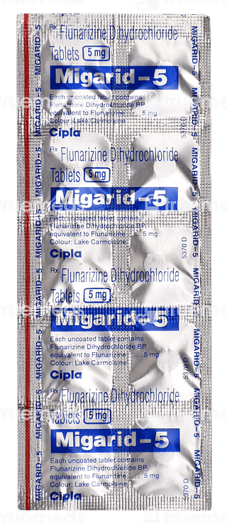 Migarid 5 MG Tablet 10