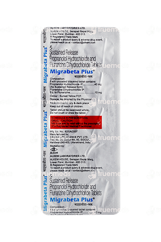 Migrabeta Plus 40/10 MG Tablet 10