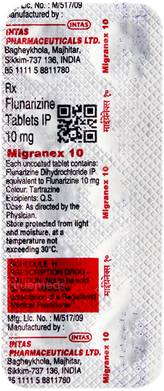 Migranex 10 Tablet 10