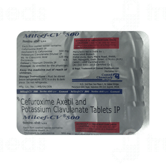 Milcef Cv 500 Tablet 6 Milcef Cv 500 Tablet 6