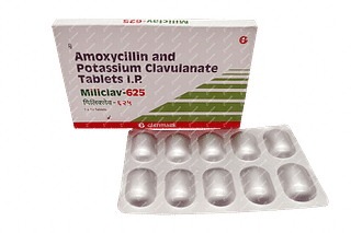 Miliclav 500 Mg/125mg Tablet 10