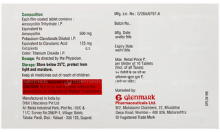 Miliclav 625 Tablet 10