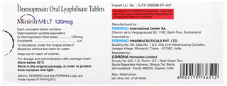 Minirin Melt 120Mcg Tablet 10