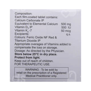 Minosta D3 500 Mg/500iu/50mcg Tablet 10