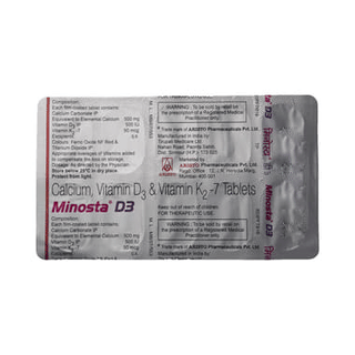 Minosta D3 500 Mg/500iu/50mcg Tablet 10