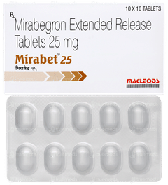 Mirabet 25 Tablet 10 Mirabet 25 Tablet 10