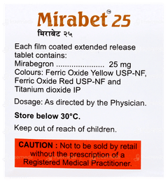 Mirabet 25 Tablet 10 Mirabet 25 Tablet 10